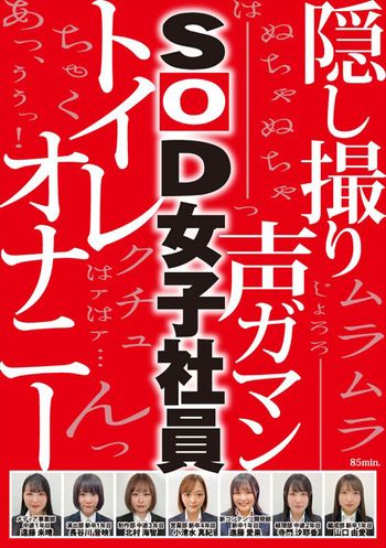 SHYN-209 業務時間内のトイレ休憩中に声をガマンしながらもこっそり絶頂していたSOD女子社員7名隠し撮り